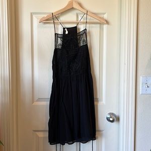 L.A. Hearts lace top, tie dress.